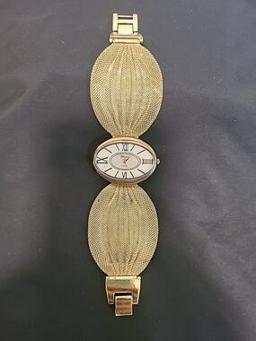 Geneva Gold Mesh Bracelet Watch